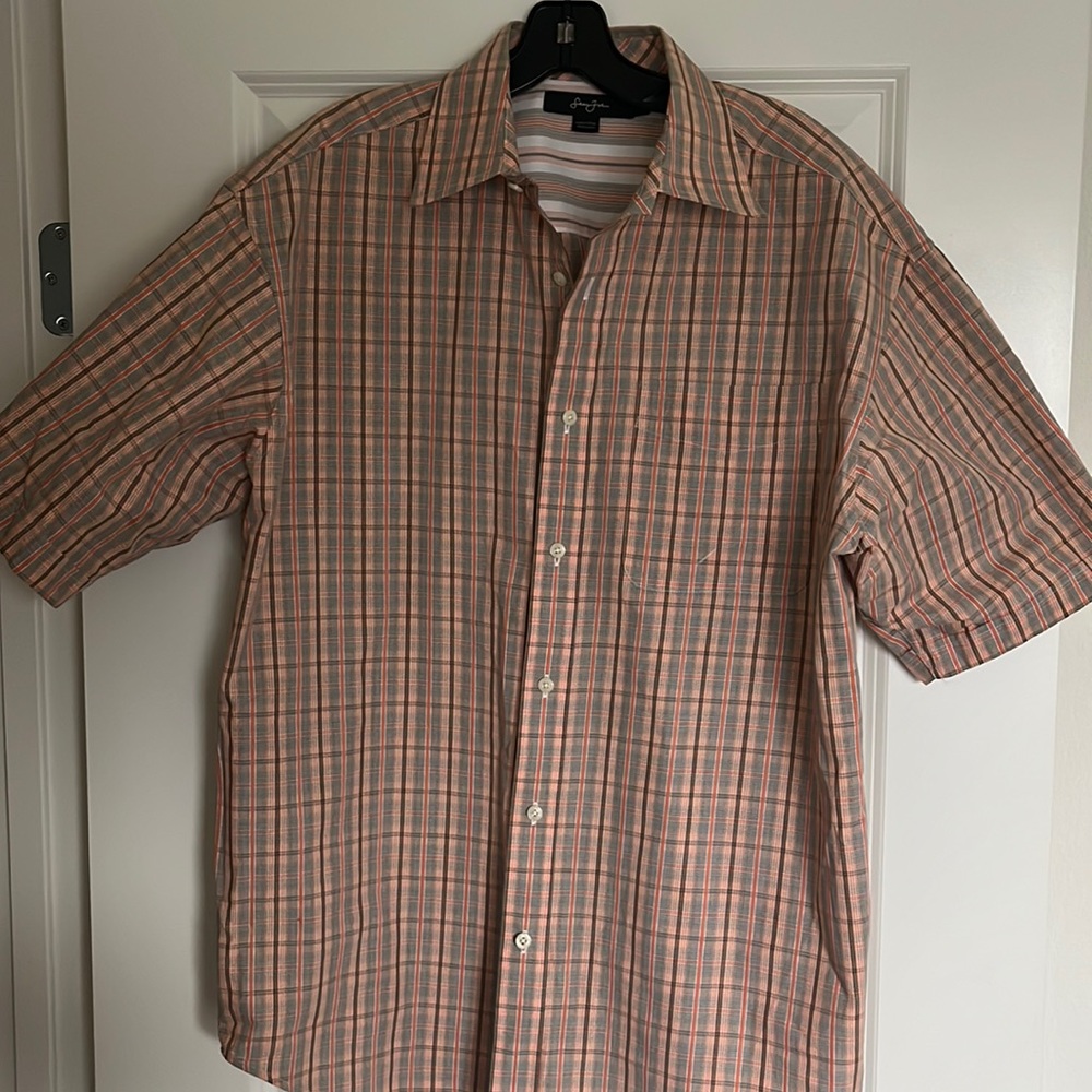 Plaid Sean John Casual Shirt